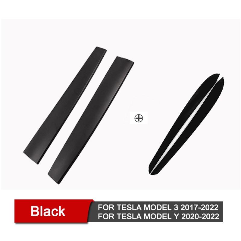 Dashboard Cover For Tesla Model 3 Y Car Door Trim Center Console Carbon Fiber ABS Stickers Interior Accessories 2017-2021 2022