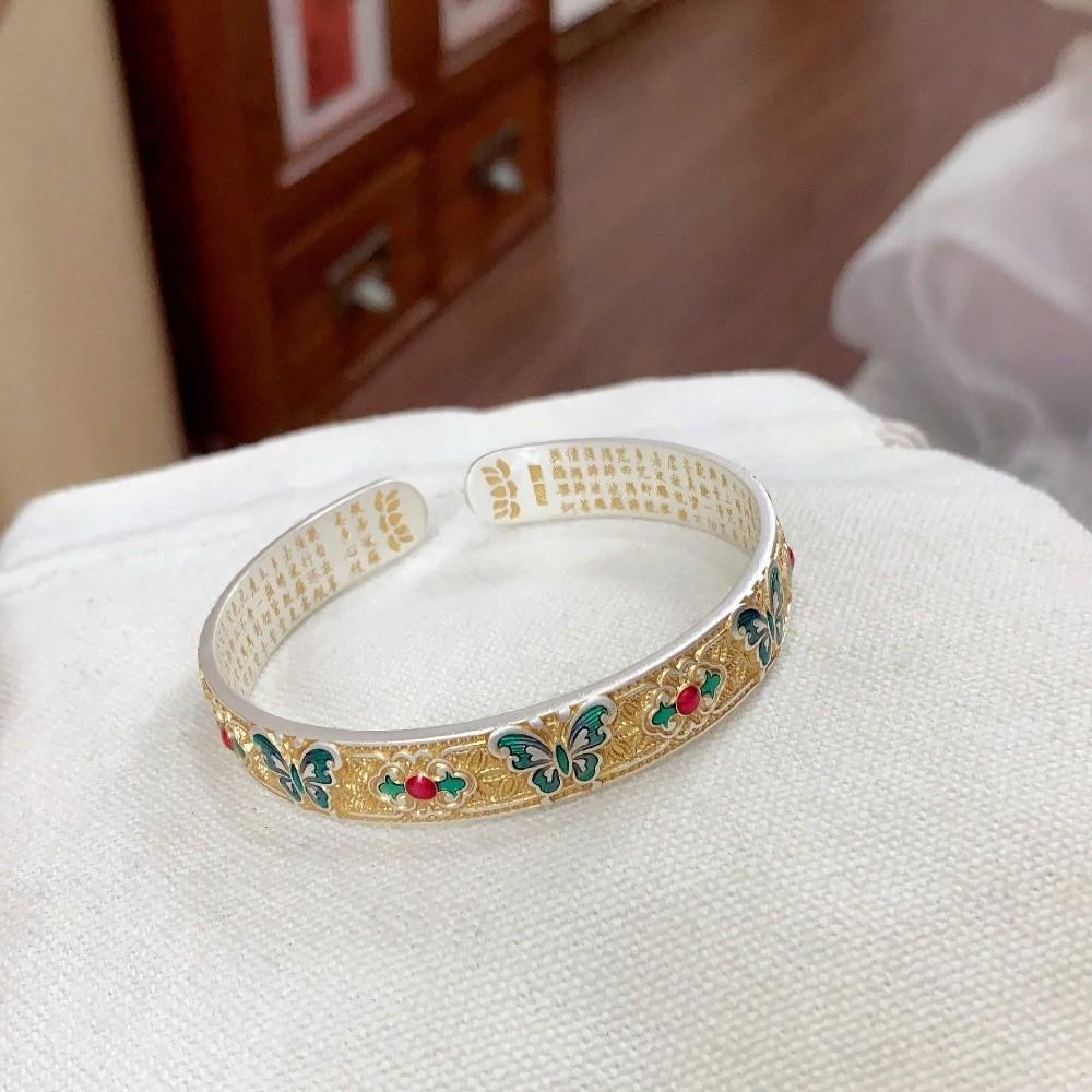 Traditionelles Damen-Armband Ethnischer Stil Chinesisches Cloisonné-Armband Emaille-Armband Geschenk