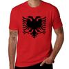 Albanian Flag T-Shirt Oversizeds Customizeds Plain T Shirts Men