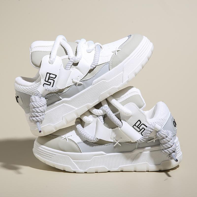 

Новая женская обувь Модные кроссовки на платформе Женские весенние балетки на толстой подошве Повседневная обувь для бега для женщины 38 серый