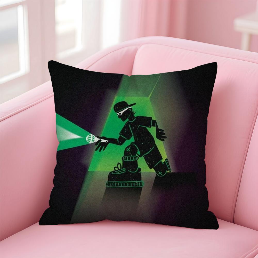 Singer F-FeidS Luna Cushion Cover Home & Car Multi-Scene Pillow Cover - Reversible, Soft & Durable for Daily Use