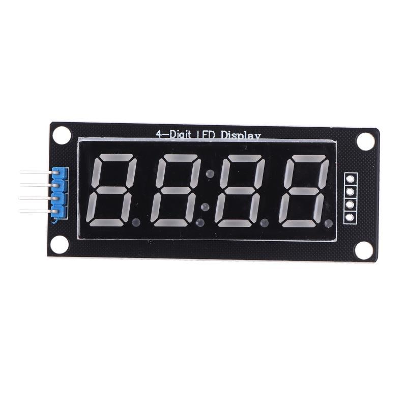 For Arduino TM1637 0.56 Inch 4 Bit LED Digital Tube Display 7 Segments Display Module LED Electronic Clock Display Module Board