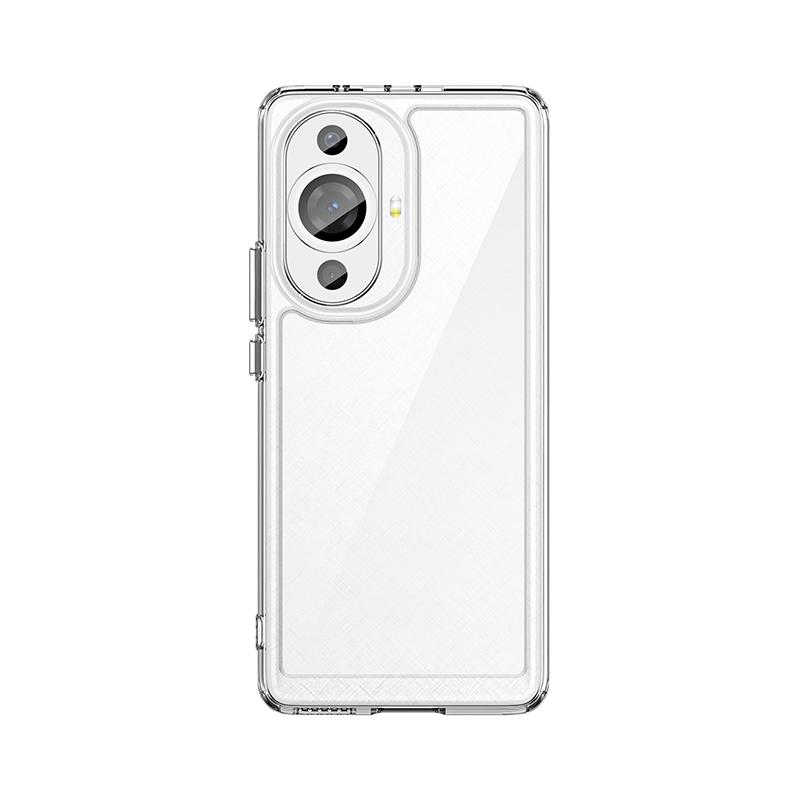 Für Cover Huawei Nova 12S Hülle Huawei Nova 12S Capas Neu Stoßfestes Handy Bumper Transparente Farbe Klar Fundas Huawei Nova 12S