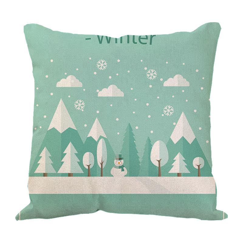 New Linen Christmas Pillows Linen Cushion Pillow Cover Pillow Pillow Car Pillow Sofa Pillow Cover