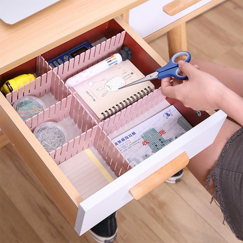 Adjustable Wardrobe Drawer Dividers - Underwear Organizer & Partition Layering System