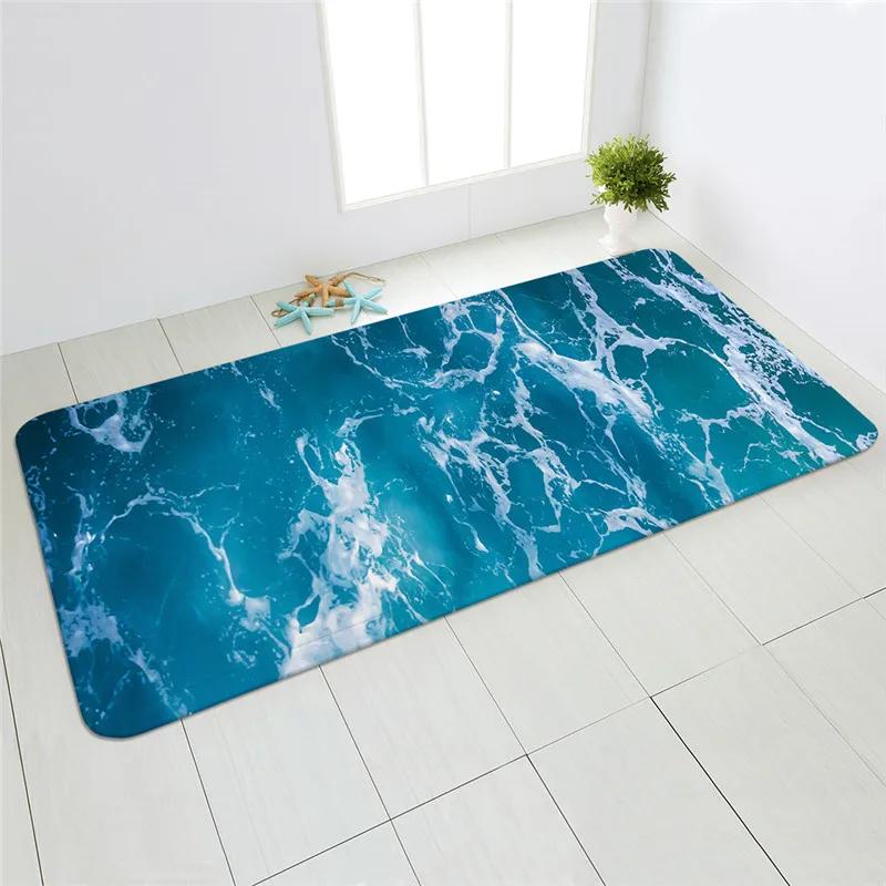 

Sea beach sand wave kitchen carpet entrance door mat bedroom bathroom absorbent non-slip long 40x60cm