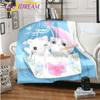 Animal Series Printed Super Soft Flannel Blanket Flannel Bedspread Bedding Sofa