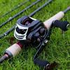 Kastestangsnellekombinasjoner 2,1M/2,4M karbonfiskestang og 17+1BB 7.1:1 Baitcasting-snelle sjøstangsnelle