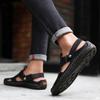 Herrenmode Freizeitschuhe Echtes Leder Sandalen Outdoor Wanderschuhe Strandsandalen Watschuhe Übergröße