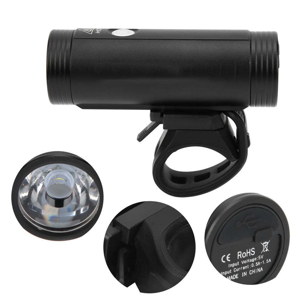Fahrrad-Taschenlampe Wasserdichte Fahrrad-Scheinwerfer Wiederaufladbare Outdoor-Elektro-Taschenlampe