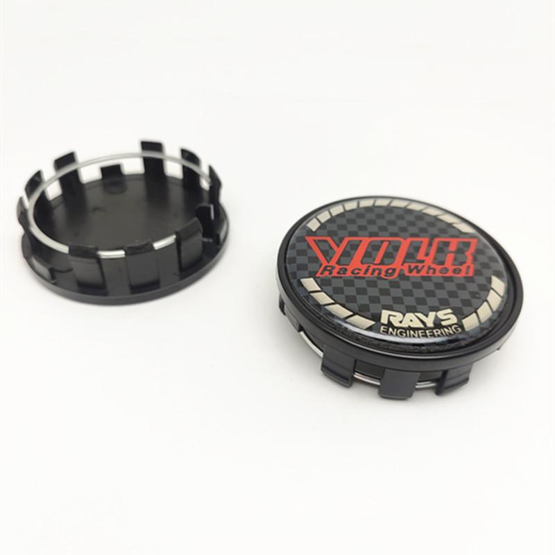 ASW1 4pcs 54mm 50mm Wheel Center Caps Hub W Work Rays Volk Racing Car Styling Rims Cover Emblem Badge