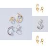 Trendy Alloy Geometric Ear Cuffs Non-piercing Fashion Jewelry Set For Street Style