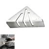 Angle Square for Metal Tubing,Metalworking Miter Square Tool with Etched 45 90 22.5 Degree References for Frame