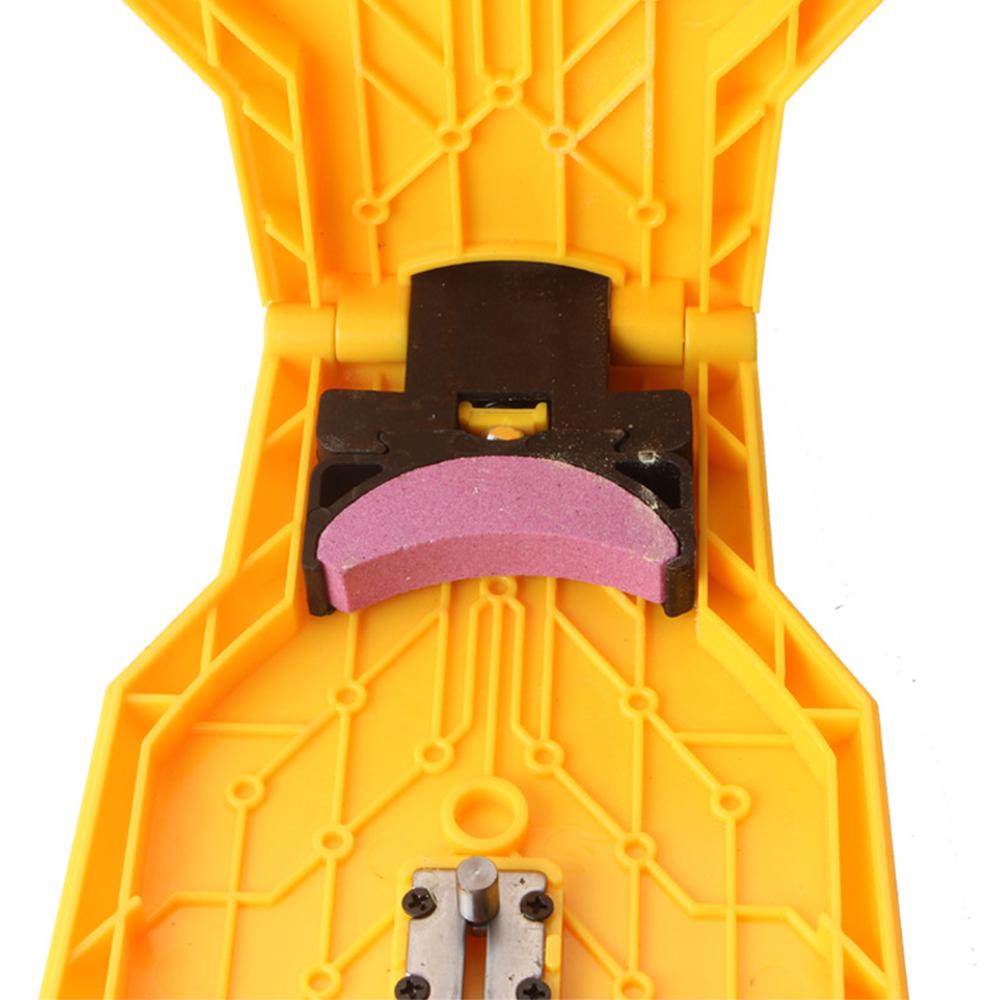 Kettensägenzahnschärfer m. 4 Schleifsteinen Für 14/16/18/20 Zoll Zweilochkette