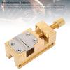 Copper Construction Watch Repair Vise Clamp Compact Holder Home Tool Wheel Holder Tool 0.2-1.5mm Hole Diameter Gold Color