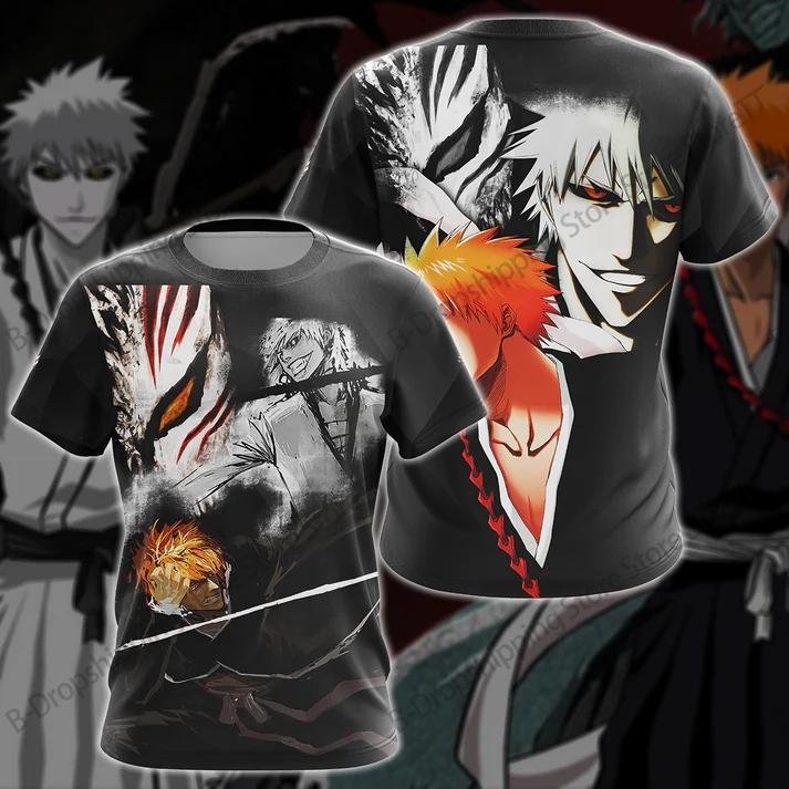 

Bleach Кенпачи Зараки Аниме Манга 3D Принт Футболка Мужская Женская Мода Короткий Рукав Топы Футболки Мужская Одежда Футболка для Мальчика Большой Размер 5XL