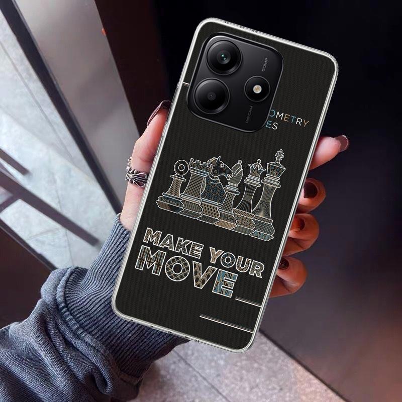 Competitive Chess Game Phone Case For Xiaomi Redmi Note 15 14 14S 13 12S 12 Pro Plus 11S 11 10S 10 4G Cover 11E 11T 5G Print Fun