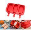Silicone Ice Cream Mold with 20 Sticks DIY Chocolate Dessert Popsicle Moulds Tray Ice Cube Maker Summer Homemade Party Supplies