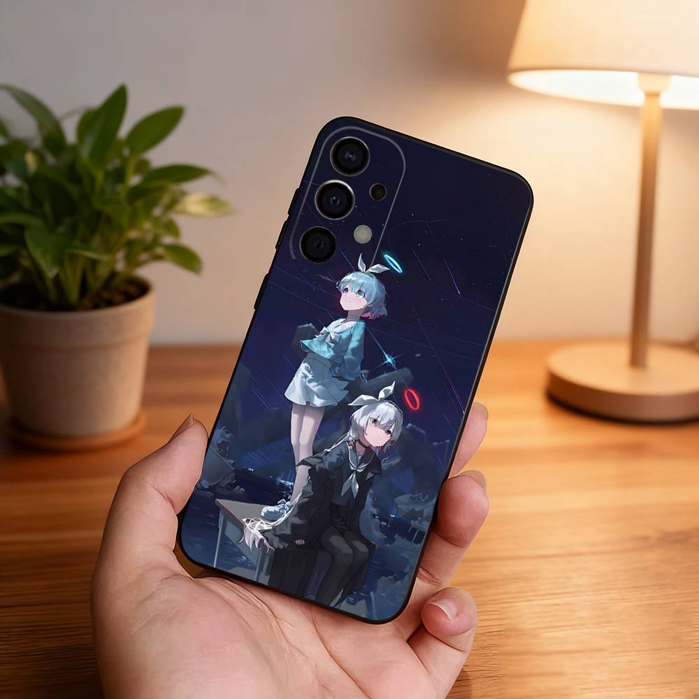Blue Archive Game Phone Case For Samsung S25,S24,S21,S22,S23,S30,Ultra,S20,Plus,Fe,Lite,5G Black Cover