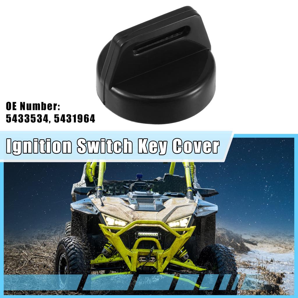 ACROPIX Key Fob Cover Shell Case for Ignition Switch Po laris Compatible with RZR XP1000 (Black) 1 Pcs
