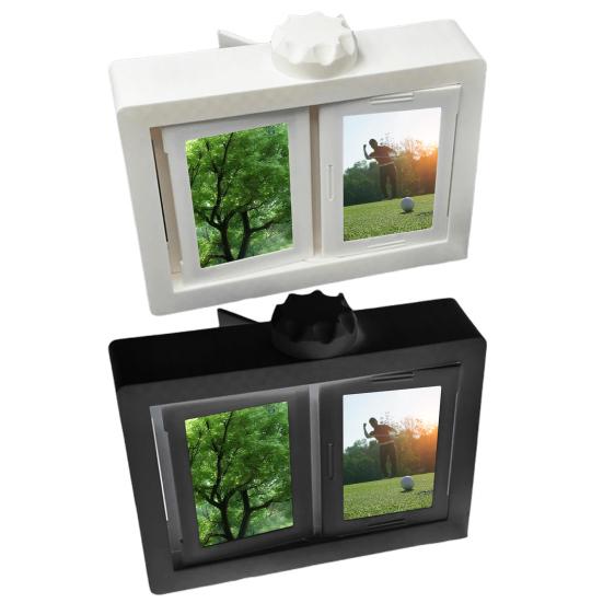 Otočný držák na fotografie Stolní album na fotografie s otáčením stránek Držák na 12 karet Otáčejte a listujte stránkami Držák na fotografie Narozeninový dárek pro přátele Rodinu