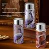Xiao Yue Ya Chinese Style Portable Titanium Coated Thermos