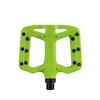 FUNN Taipan S Reinforced Plastic MTB Flat Pedals with CrMo Axle (Taipan S) (Green)