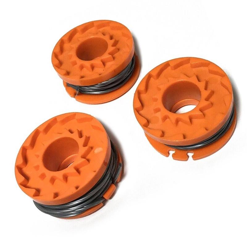 

3 x Strimmer Trimmer Spiol & Line & cover cap для Mac Allister MGTP 18Li UK 3pcs як показано кольору