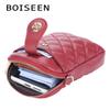 New women's mobile phone bag fashion rhombus messenger bag zipper large capacity shoulder bag women