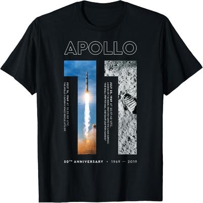 Apollo 11 50th Anniversary Tshirt Moon Landing 1969 2019 T-Shirt