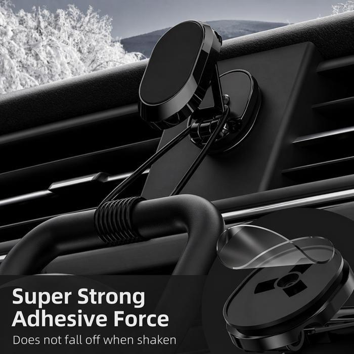 Support téléphone voiture magnétique - LE BAZAR DE GAËLLE 34 - Ultra 6 aimants - Rotation 360° - Compatible jusqu'à 7"