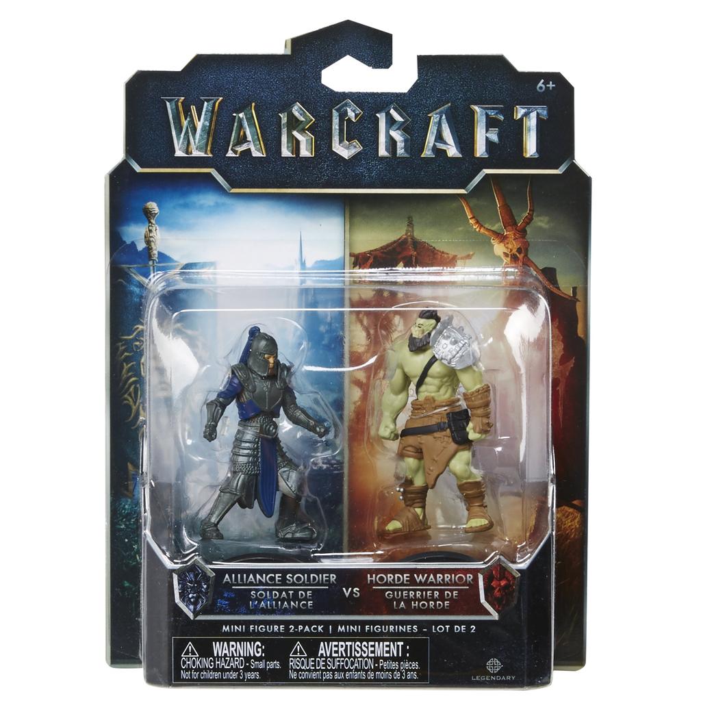 Warcraft Zoll Allianz Soldat Holdo Krieger Minifigur 2er-Pack 2.5 vs.