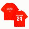 24 Hollander Montreal Voyageurs Merch Tee Hot TV Heated Rivalry T-shirt Unisex Streetwear Women Men Clothing Loose O-neck Shi