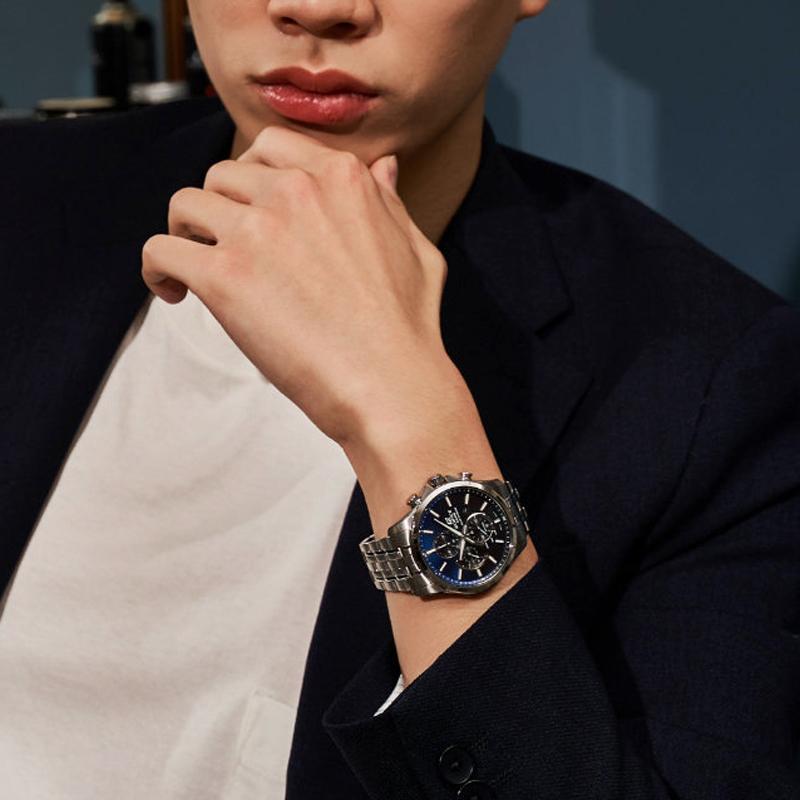 CASIO Men EDIFICE Black Watch EFB-670SBD-2AVUPR