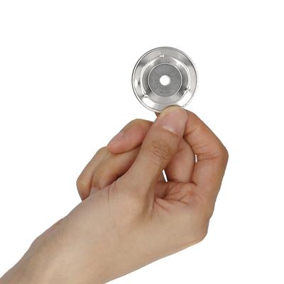 50 Stück Tamburin Glockenring Jingle Bell Edelstahl für Handglocke Tamburin Kirchentamburine