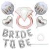 Rose Gold Bride To Be Letter Foil Balloon Love Ballon Wedding Engagement Decor Bachelor Party Wedding Bridal Shower Supplies