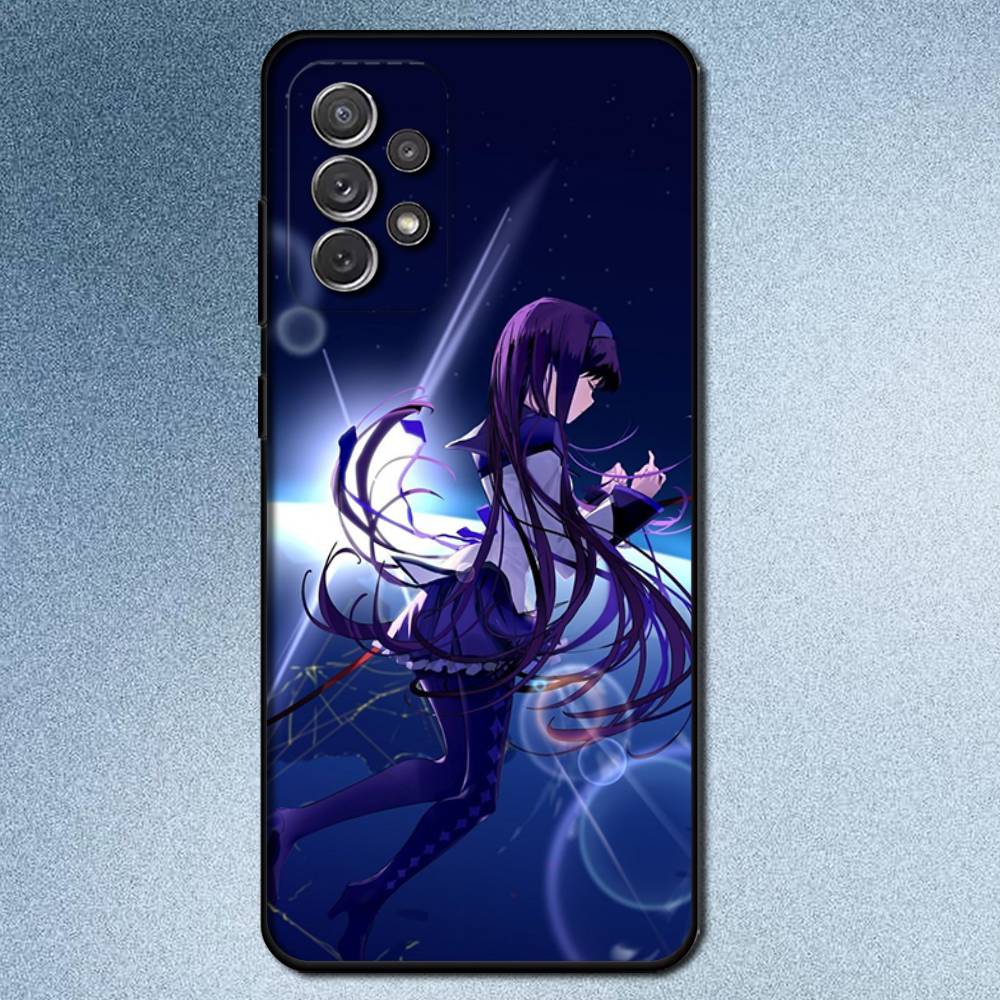 Madoka M-Mahou Shoujo Phone Case For Samsung S25,S24,S21,S22,S23,S30,Ultra,S20,Plus,Fe,Lite,Note,10,9,5G Black Cover