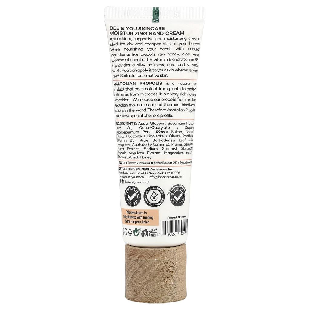 Bee & You, Ultra Hydrating Care Hand Cream, 50Ml(1.69Fl Oz)