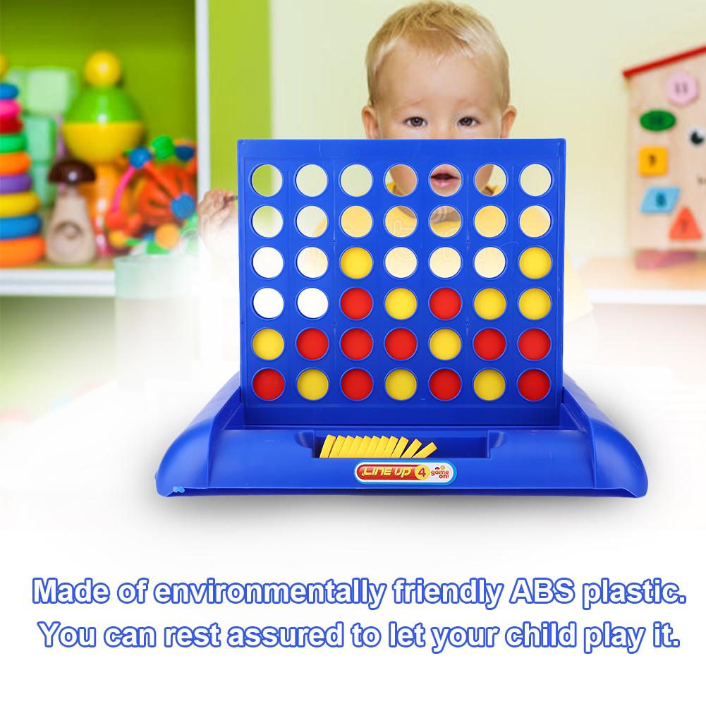 ABS 4 in a Line Row Vertical Board Game Educational Parent Child Interactive Toy