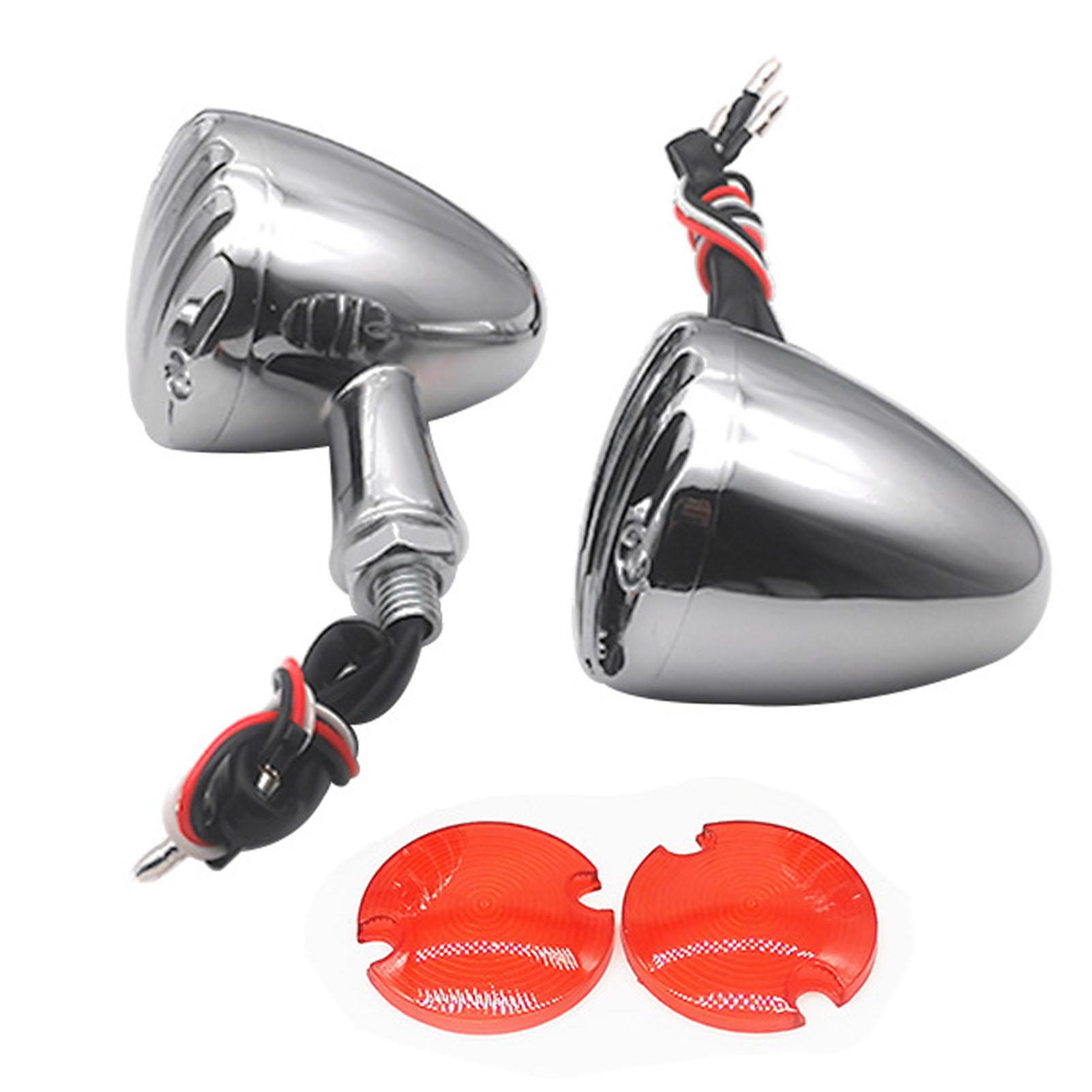 Front Turn Signal Lamp Waterproof High Brightness Resistant LED Turn Signals for Motorcycle LED Turn Signal Lamp B