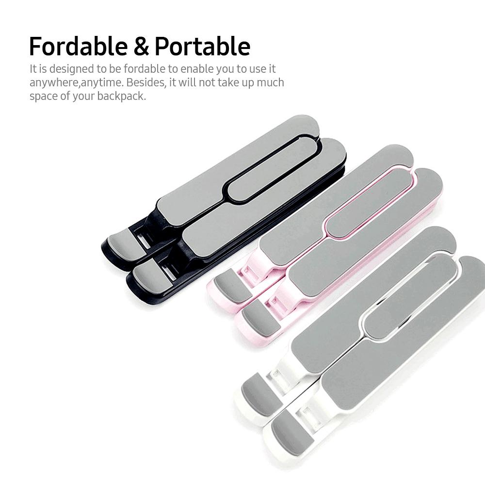 Adjustable Multiangle Tablet Phone Stand Portable & Foldable Tablet Riser Universal Desk Stand
