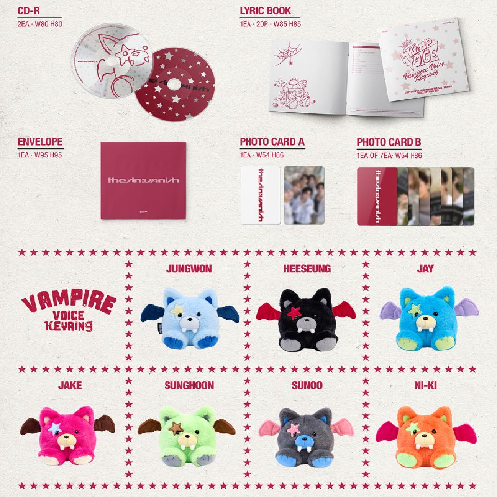 Předobjednávka ENHYPEN THE SIN: VANISH Album Hlasová klíčenka ver.