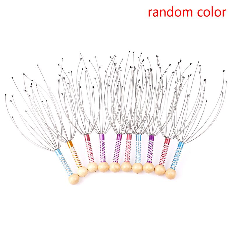 1Pcs Head Massager Scratcher Scalp Neck Release Relax Stress Massage Octopus