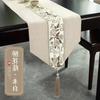 Chinese Style Table Runner Luxury Cotton Linen Jacquard Table Runners Decorative Bed Runner Classic Table Flag Living Room Hotel