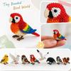 Animal Bead Craft Kit DIY Beaded Bird Figures Handmade Beadwork Set for Creative Crafting and Decorative Collectibles