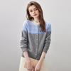 Komengboka Women's Round Neck Fair Isle Wool Cardigan