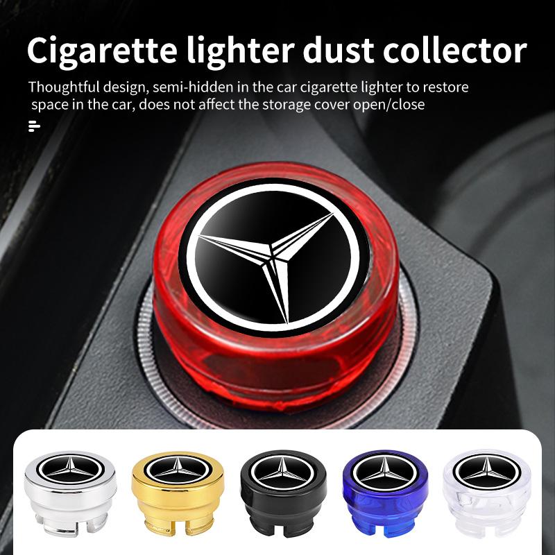 BENZ Car Cigarette Lighter Cover Dust Proof Cap Decoration Plug For Mercedes Benz W202 W212 W126 W140 W168 W177 CLS GLE GLC GLS CLA DW1