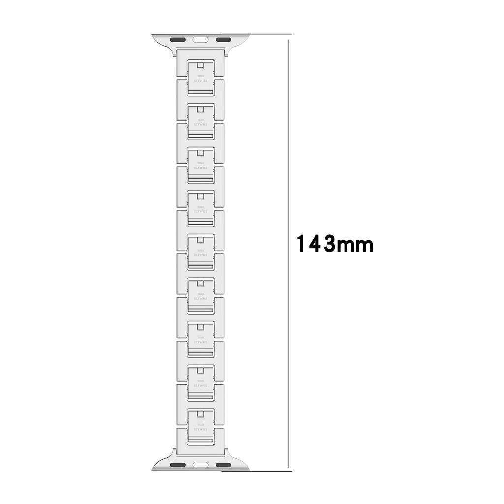 For Apple Watch 10 46mm/Ultra 2/Ultra 49mm/9 8 7 45mm/SE (2023) SE (2022) SE 6 5 4 44mm/3 2 1 42mm Watch Band Stainless Steel Strap