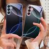 Geometric Semicircle For Samsung Galaxy A14 4G 20 30 52 20S 21S 22 A32 33 34 42 50 51 53 54 70 71 72 73 5G Glass Phone Case