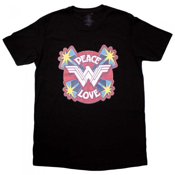 Wonder Woman Unisex-T-Shirt „Peace and Love“ für Erwachsene